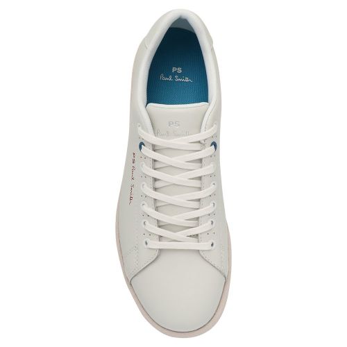 Mens White Bugs Leather Trainers 108631 by PS Paul Smith from Hurleys