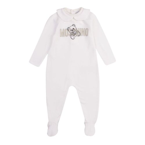 Baby Cloud Silver Toy Babygrow 90176 by Moschino from Hurleys