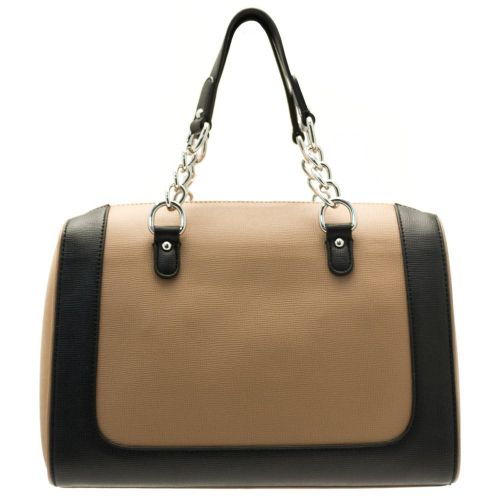 Womens Warm Sand & Black Colour Block Bowler Bag 59046 by Armani Jeans from Hurleys