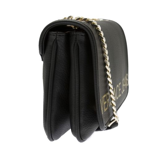 Womens Black Branded Logo Shoulder Bag 41719 by Versace Jeans from Hurleys