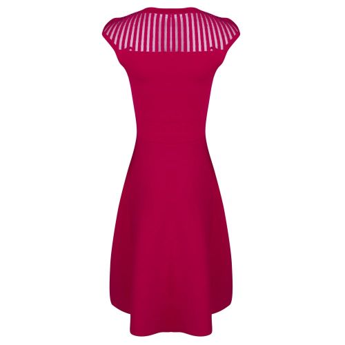 Womens Magenta Haze Rose Crepe Knits Skater Dress 21264 by French Connection from Hurleys
