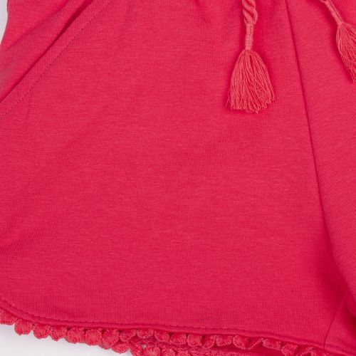 Girls Azalea Pink Soft Crochet Trim Shorts 40155 by Mayoral from Hurleys