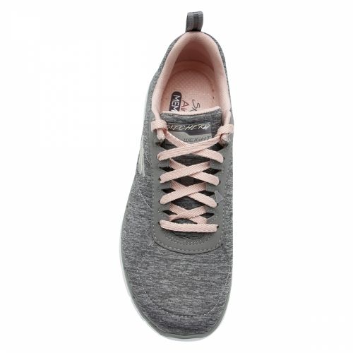 Womens Grey/Light Pink Flex Appeal 3.0 Insiders Trainers 40738 by Skechers from Hurleys