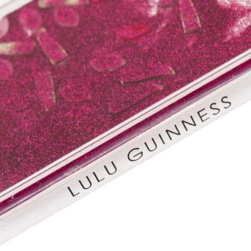 Womens Clear/Multi Glitter Lips iPhone Case 27818 by Lulu Guinness from Hurleys