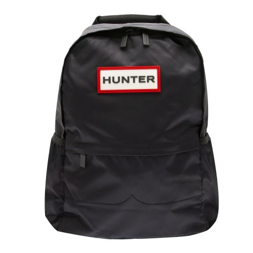 Mens Black Original Nylon Backpack 59620 by Hunter from Hurleys