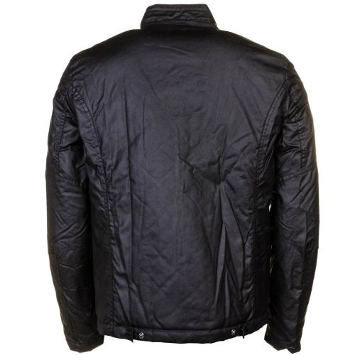 Mens Black Winter Track Waxed Jacket 64634 by Barbour International from Hurleys