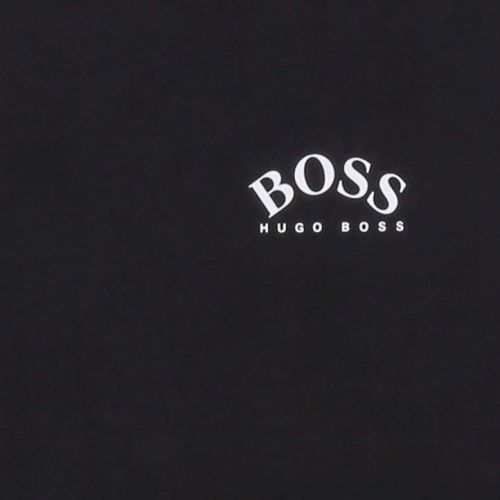 Boys Black Small Curved Logo S/s T Shirt 79105 by BOSS from Hurleys