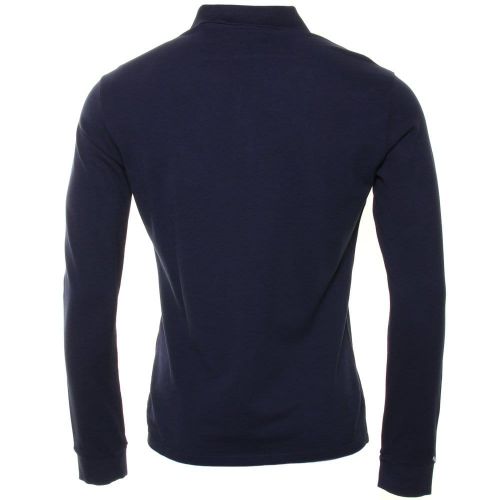 Mens Blue Muscle Fit L/s Polo Shirt 27245 by Armani Jeans from Hurleys