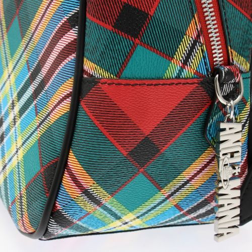 Anglomania Womens Green Shuka Tartan Mini Backpack 36243 by Vivienne Westwood from Hurleys