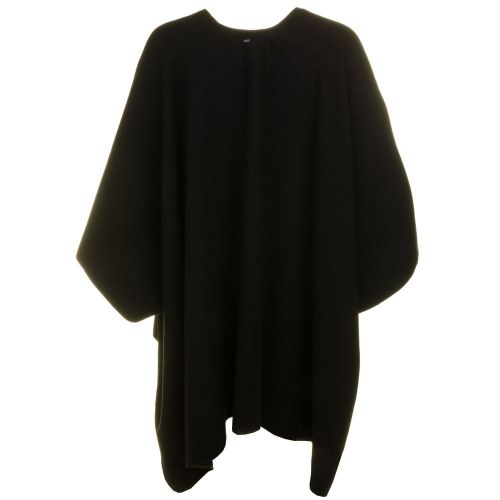 Womens Black Trim Detail Knitted Cape 58977 by Armani Jeans from Hurleys