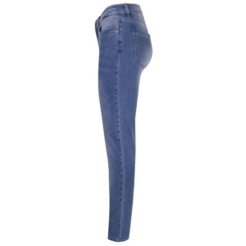 Womens Blue Scrambler Skinny Jeans 21837 by Barbour International from Hurleys
