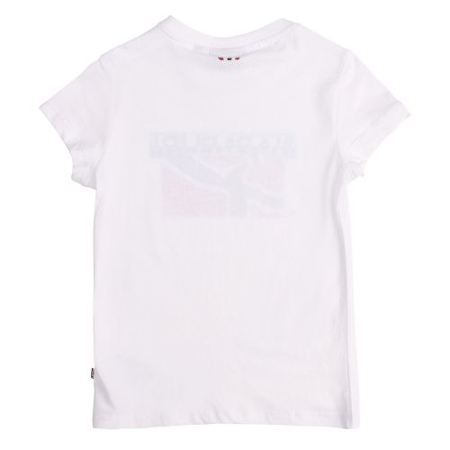 Kids Bright White Sallyn S/s T Shirt 58725 by Napapijri from Hurleys