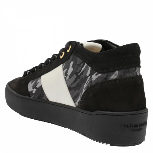 Mens Carbon Black Camouflage Propulsion Mid Geo Trainers 40228 by Android Homme from Hurleys