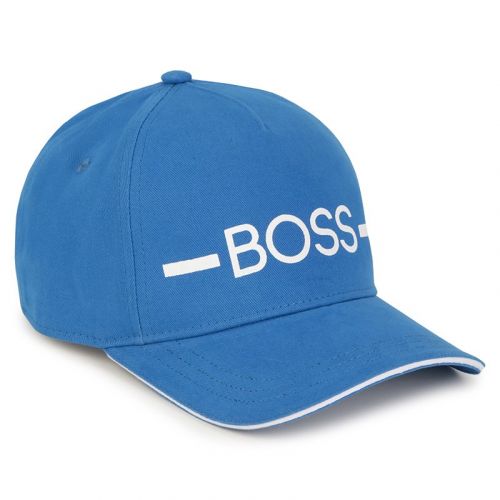 Boys Electric Blue Branded Cap 103910 by BOSS from Hurleys