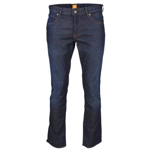 Mens Blue Orange24 Regular Fit Jeans 10884 by BOSS from Hurleys