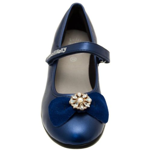 Girls Blue Linda Shoes (26-35) 20975 by Lelli Kelly from Hurleys