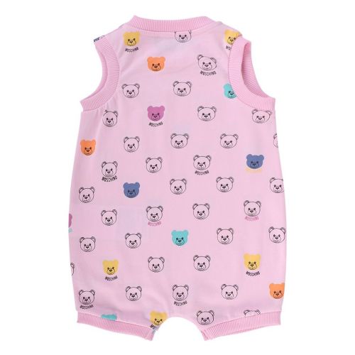 Baby Lilac Toy Organic Romper Gift 101289 by Moschino from Hurleys