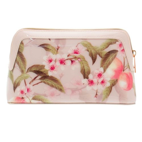Womens Light Pink Blondel Peach Blossom Print Make Up Bag 18697 by Ted Baker from Hurleys