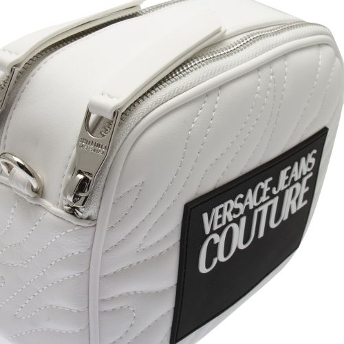 Womens White Animal Quilted Camera Bag 55150 by Versace Jeans Couture from Hurleys