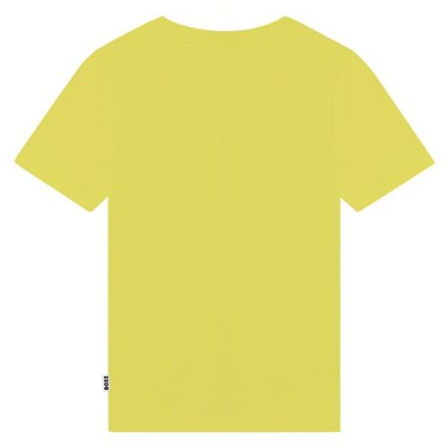 Kids Lime Bright Slim Fit S/s T-shirt 111181 by BOSS from Hurleys