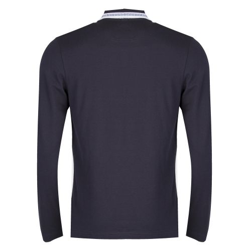 Athleisure Mens Black Pilsy Tipped L/s Polo Shirt 28168 by BOSS from Hurleys