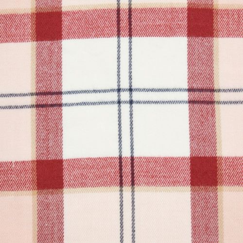 Womens Red/Pink Hailes Tartan Wrap Scarf 94340 by Barbour from Hurleys