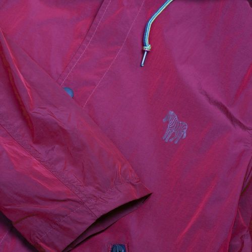 Mens Dark Red Hooded Coach Jacket 28753 by PS Paul Smith from Hurleys