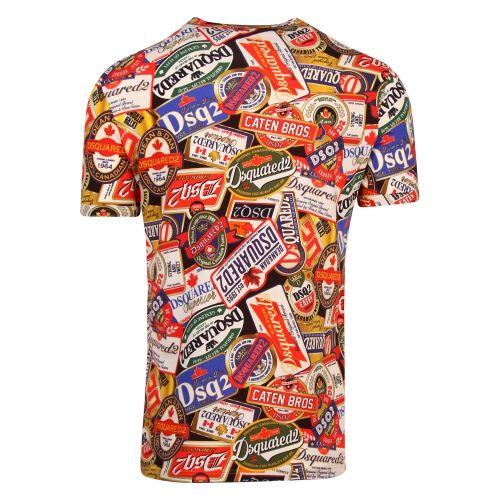 Mens Assorted Multi Sign Print S/s T Shirt 50408 by Dsquared2 from Hurleys