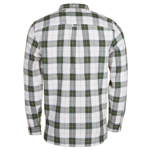 Mens Leaf Green Check Flannel L/s Shirt 18731 by Lyle & Scott from Hurleys