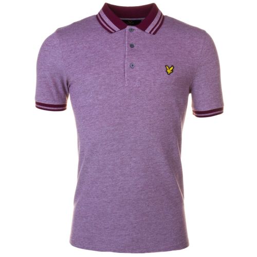 Mens Claret Jug Oxford S/s Polo Shirt 64940 by Lyle and Scott from Hurleys