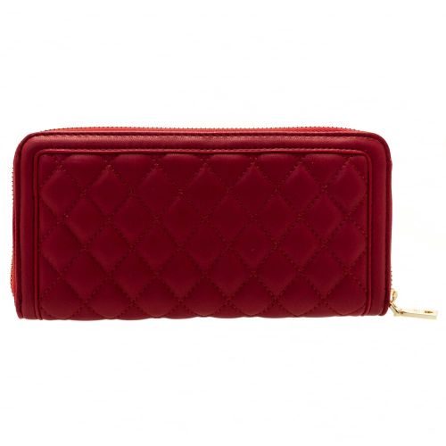 Womens Dark Red Quilted Purse 66079 by Love Moschino from Hurleys