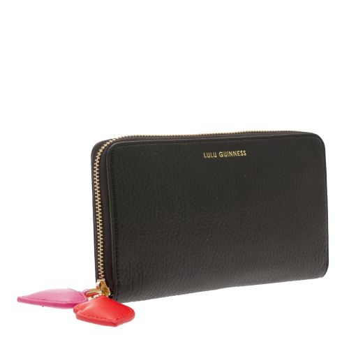 Lulu Guinness - Cora Leather Wallet - Black - Mr & Mrs Stitch