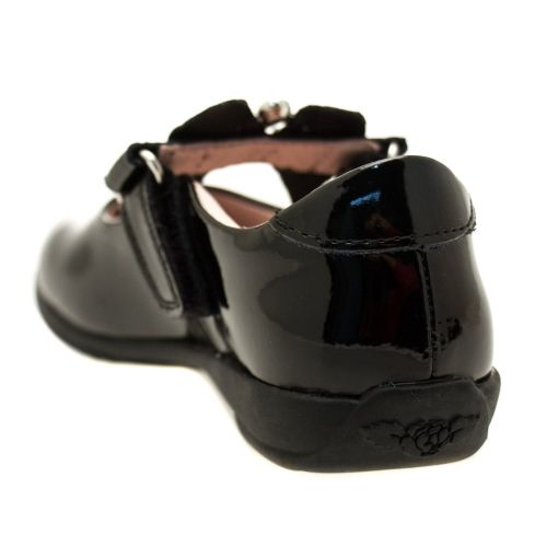 Girls Black Patent Sophia Strap F-Fit Shoes (24-39) 62739 by Lelli Kelly from Hurleys