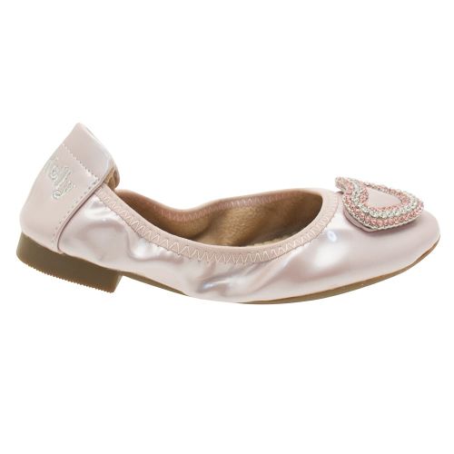 Girls Rose Gold Magiche Heart Shoes (24-35) 9218 by Lelli Kelly from Hurleys