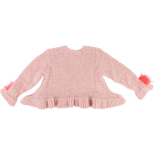 Girls Rose Smiley Face Pom Knit 28480 by Billieblush from Hurleys