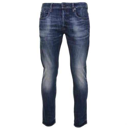 Mens Dark Aged Antic Wash 3301 Slim Fit Jeans 25134 by G Star from Hurleys