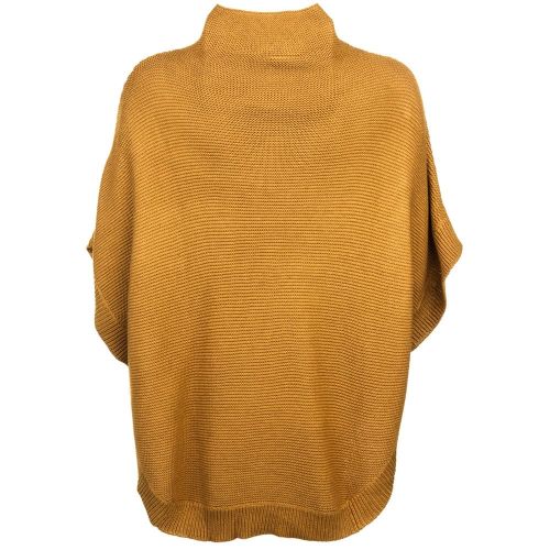 Womens Wood Thrush Vihold Knitted Poncho 61055 by Vila from Hurleys