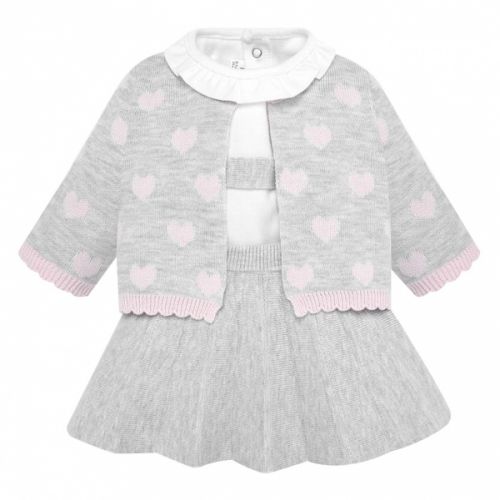 Baby Pearl Heart Knit & Dress Outfit 48340 by Mayoral from Hurleys