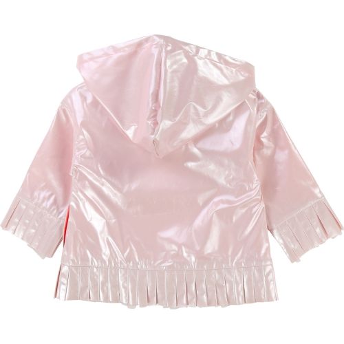 Girls Rose Gold Pleated Detail Raincoat 28484 by Billieblush from Hurleys