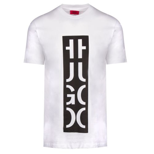 Mens White Darlon S/s T Shirt 36787 by HUGO from Hurleys