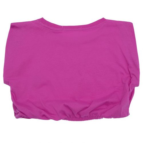 Girls Lucky Pink Monogram Off Placed Cap S/s T Shirt 104802 by Calvin Klein from Hurleys