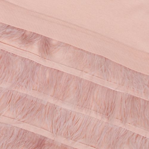 Girls Nude Pink Feather Skirt Dress 29872 by Mayoral from Hurleys