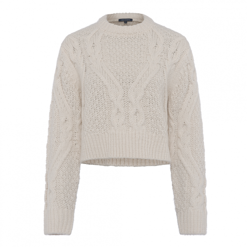 Womens Classic Cream Kalina Cable Knitted Jumper 100868 by French Connection from Hurleys