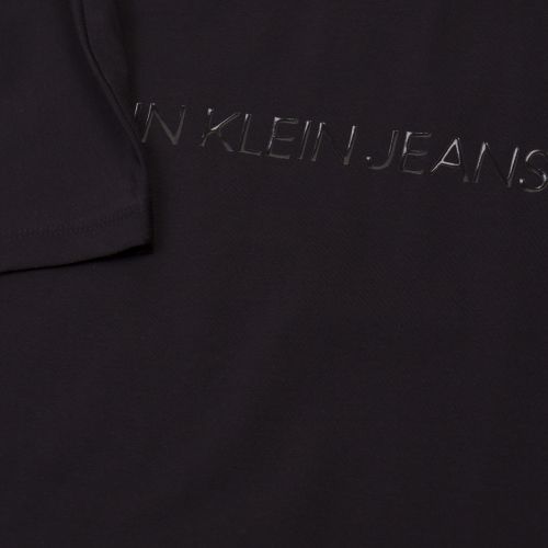 Womens Black Institutional Vinyl Logo S/s T Shirt 26530 by Calvin Klein from Hurleys