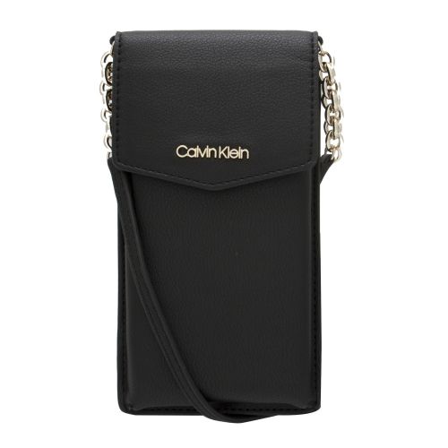 Womens Black CK Must Phone Pouch Crossbody Bag 42852 by Calvin Klein from Hurleys