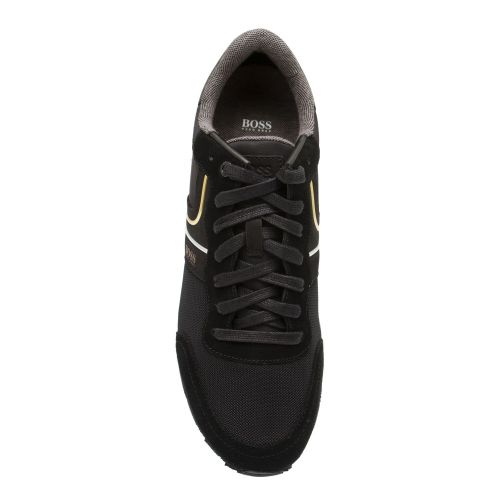 Athleisure Mens Black/Gold Parkour_Runn Trainers 73538 by BOSS from Hurleys