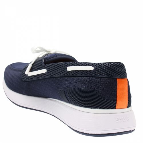 Mens Navy Breeze Wave Boat Shoes 40936 by Swims from Hurleys