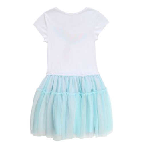Girls White Lagoon Mermaid Net Skirt Dress 55782 by Billieblush from Hurleys