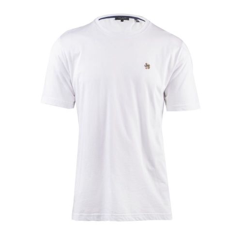 Mens White Oxford S/s T Shirt 99018 by Ted Baker from Hurleys
