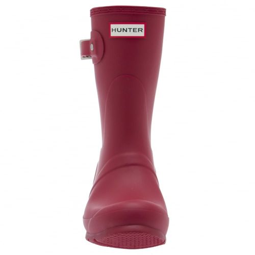 Original Womens Red Short Wellington Boots 26064 by Hunter from Hurleys